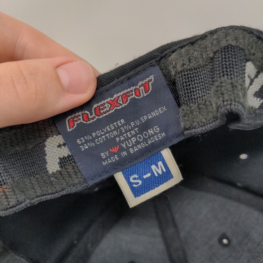 Atticus Fitted Hat Black Small-Medium Embroidered… - image 7